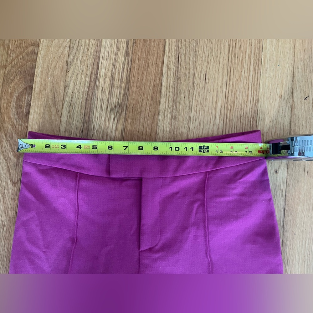 Smythe Wool-blend Fuchsia Pants - Picture 4 of 5